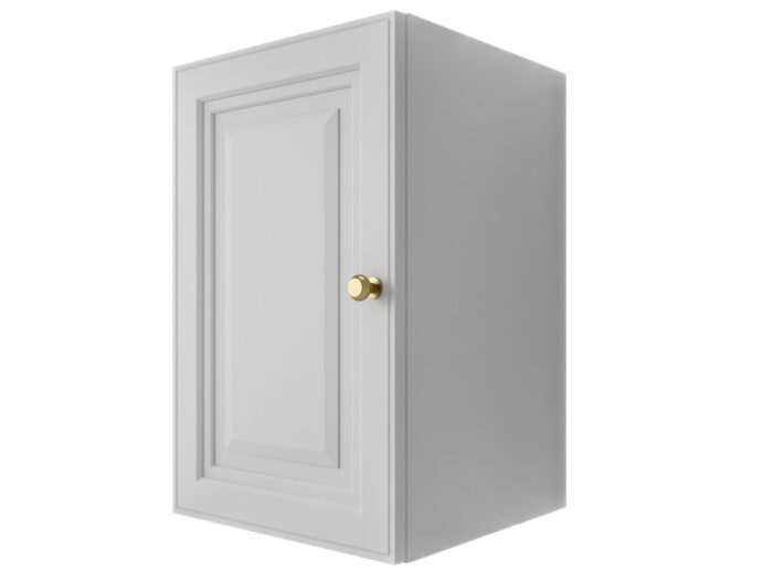 Szafka Modułowa Biała 55 CM - Stwórz Własny Zestaw Mebli - Frezowane Malowane Fronty MDF - SN2