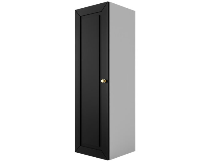 Szafka Modułowa 115x35 CM - Stwórz Własny Zestaw Mebli - Frezowane Malowane Fronty MDF + Wzory Do Wyboru - SN5 Biało Czarna - obrazek 9