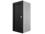 Szafka Modułowa 75x35 CM - Stwórz Własny Zestaw Mebli - Frezowane Malowane Fronty MDF - SN3 Biało Czarna