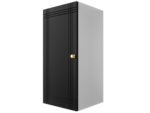 Szafka Modułowa 75x35 CM - Stwórz Własny Zestaw Mebli - Frezowane Malowane Fronty MDF - SN3 Biało Czarna