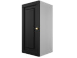 Szafka Modułowa 75x35 CM - Stwórz Własny Zestaw Mebli - Frezowane Malowane Fronty MDF - SN3 Biało Czarna