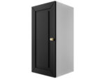 Szafka Modułowa 75x35 CM - Stwórz Własny Zestaw Mebli - Frezowane Malowane Fronty MDF - SN3 Biało Czarna