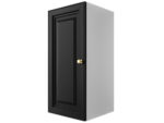 Szafka Modułowa 75x35 CM - Stwórz Własny Zestaw Mebli - Frezowane Malowane Fronty MDF - SN3 Biało Czarna