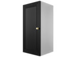 Szafka Modułowa 75x35 CM - Stwórz Własny Zestaw Mebli - Frezowane Malowane Fronty MDF - SN3 Biało Czarna