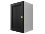 Szafka Modułowa 55x35 CM - Stwórz Własny Zestaw Mebli - Frezowane Malowane Fronty MDF - SN2 Biało Czarna