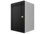 Szafka Modułowa 55x35 CM - Stwórz Własny Zestaw Mebli - Frezowane Malowane Fronty MDF - SN2 Biało Czarna