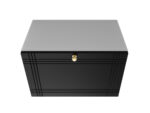 Szafka Modułowa 55x35 CM - Stwórz Własny Zestaw Mebli - Frezowane Malowane Fronty MDF + Wzory Do Wyboru - SN2 Biało Czarna