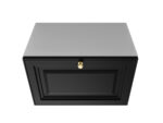 Szafka Modułowa 55x35 CM - Stwórz Własny Zestaw Mebli - Frezowane Malowane Fronty MDF + Wzory Do Wyboru - SN2 Biało Czarna