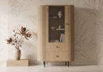 Witryna do salonu Sofia 09 98x155 cm dąb cremona Ovalio